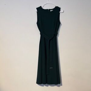 Women’s Calvin Klein Dark Green Midi Dress Sz. 10